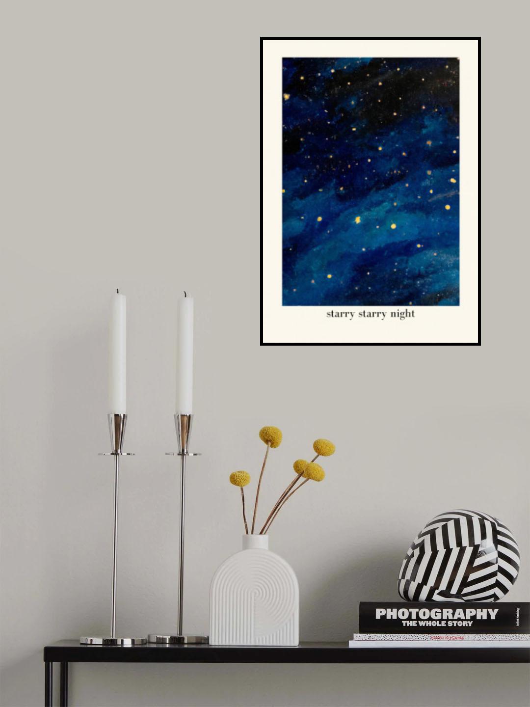 Starry Starry Night Poster och Canvastavla