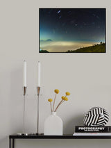 Between mountains stars and fog Poster och Canvastavla