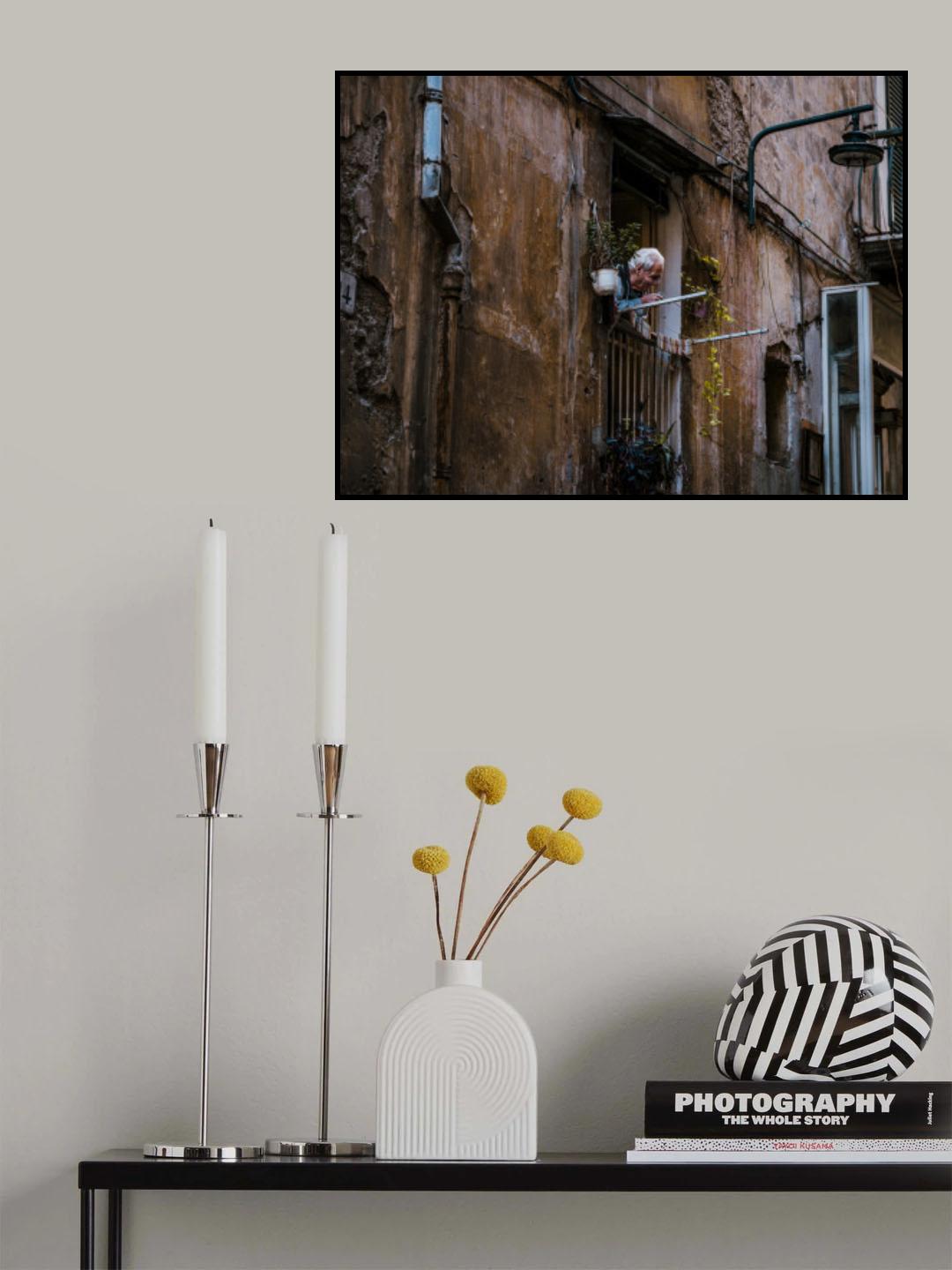 Quartieri Spagnoli Poster och Canvastavla