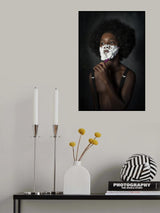 I am shaving myself Poster och Canvastavla
