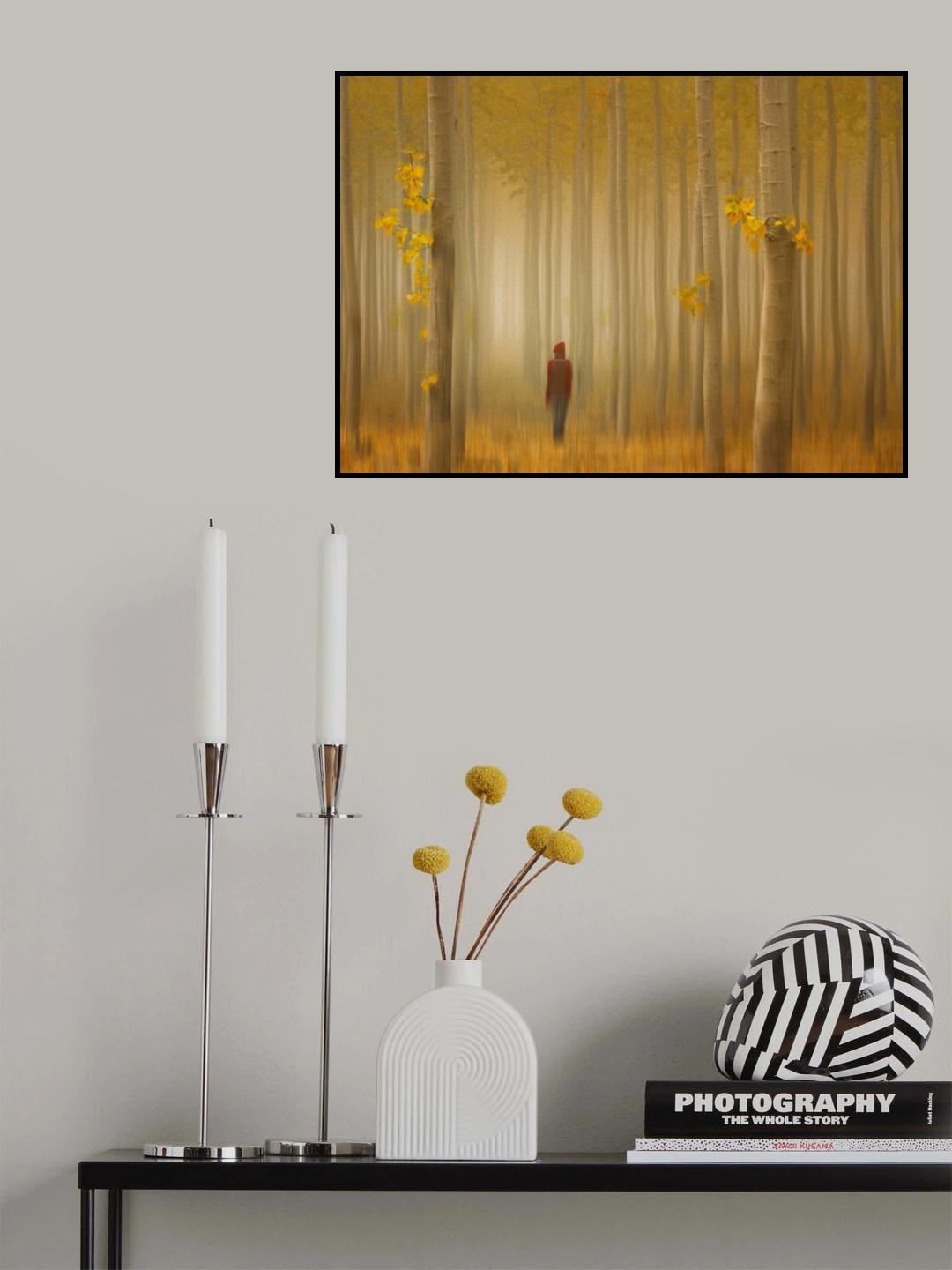 Lost in Autumn Poster och Canvastavla
