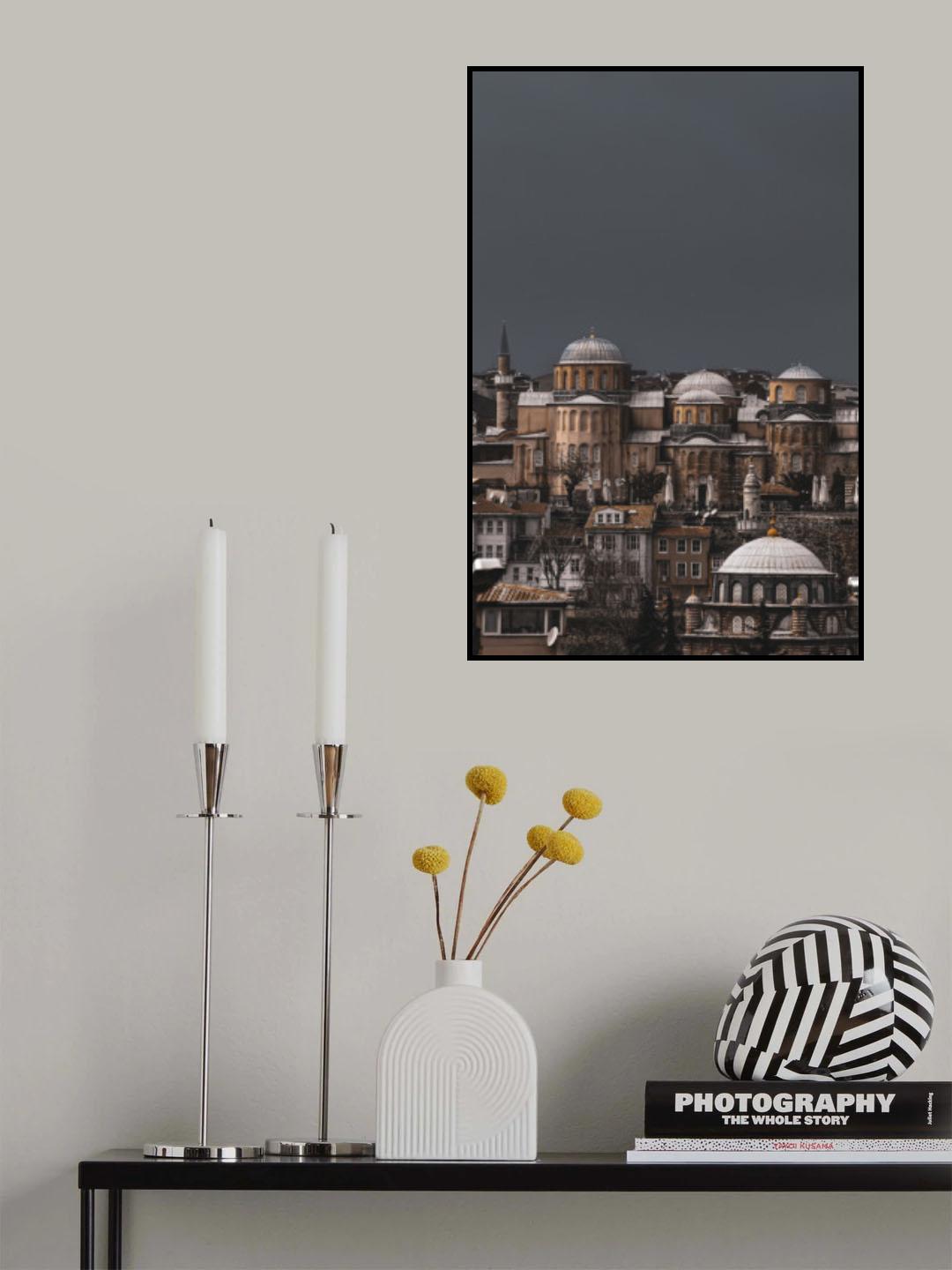 Mosques Of Istanbul Poster och Canvastavla