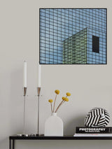 Facade in blue Poster och Canvastavla