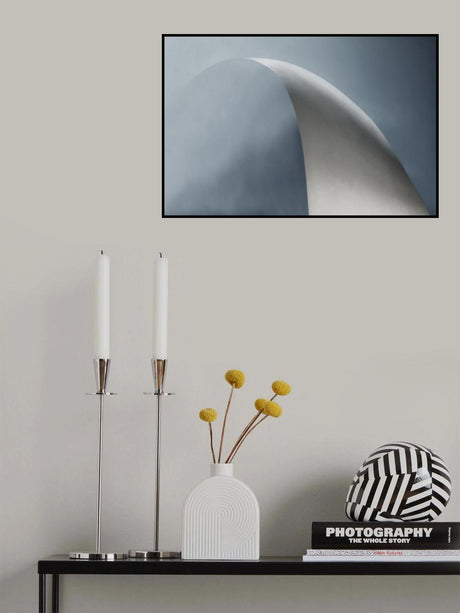White bow Poster och Canvastavla