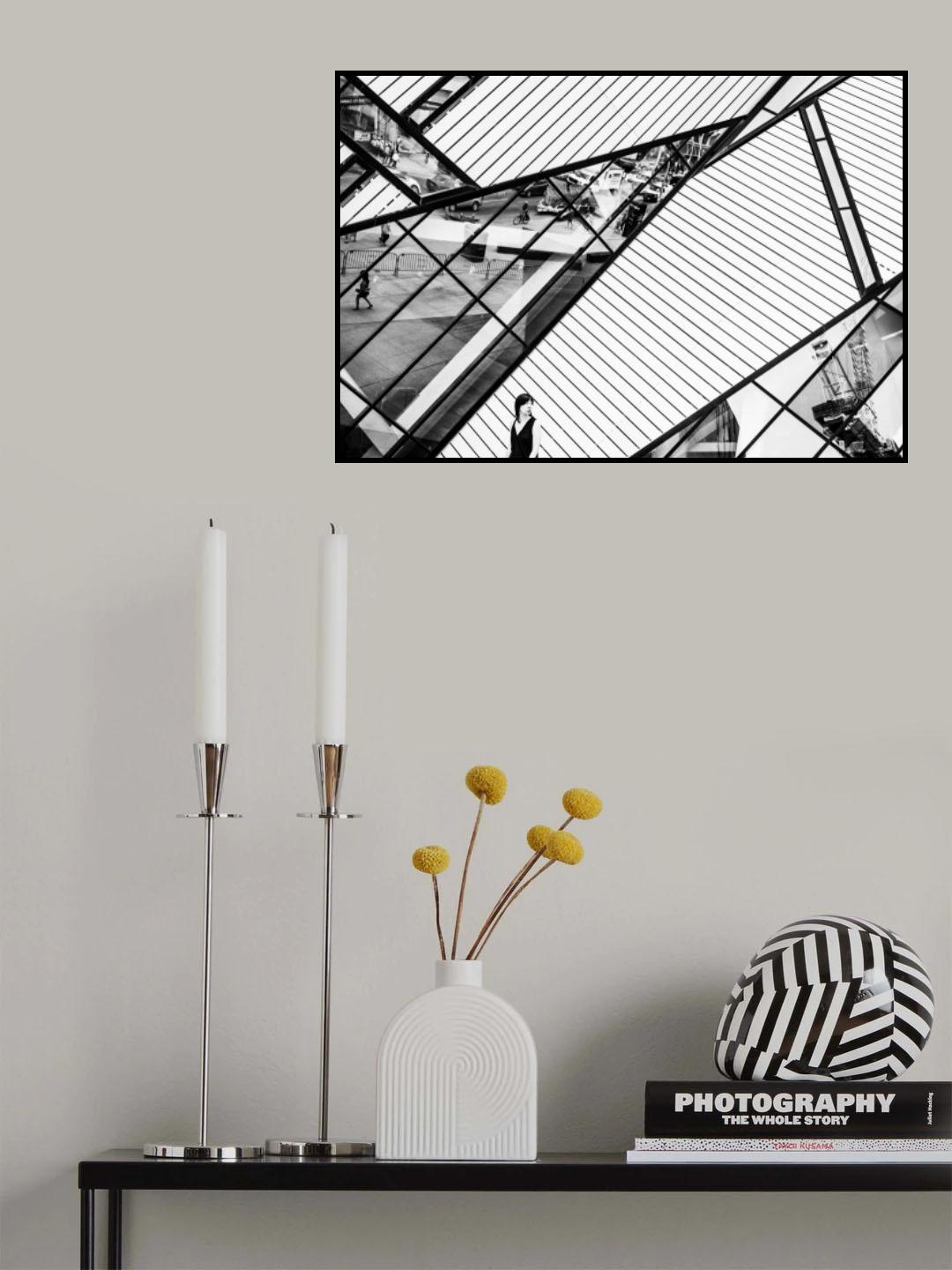 Consumed by Structure Poster och Canvastavla