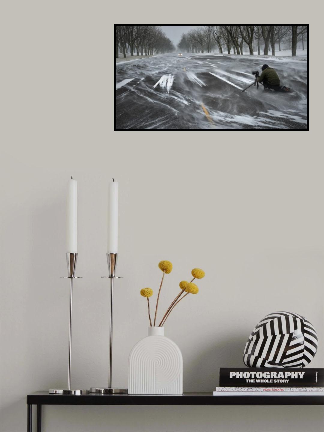 Snow chasing Poster och Canvastavla