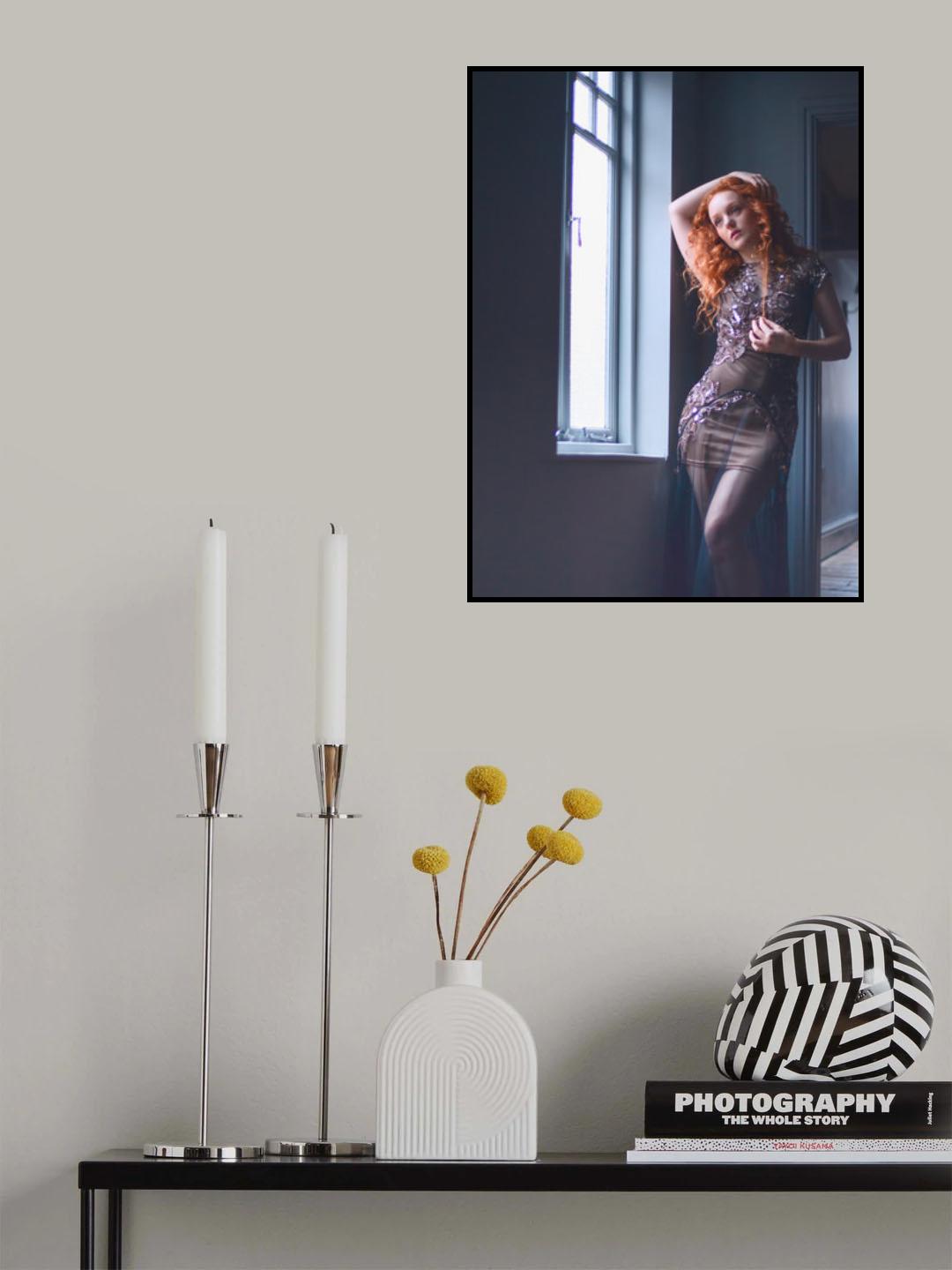Waiting by the window for him Poster och Canvastavla