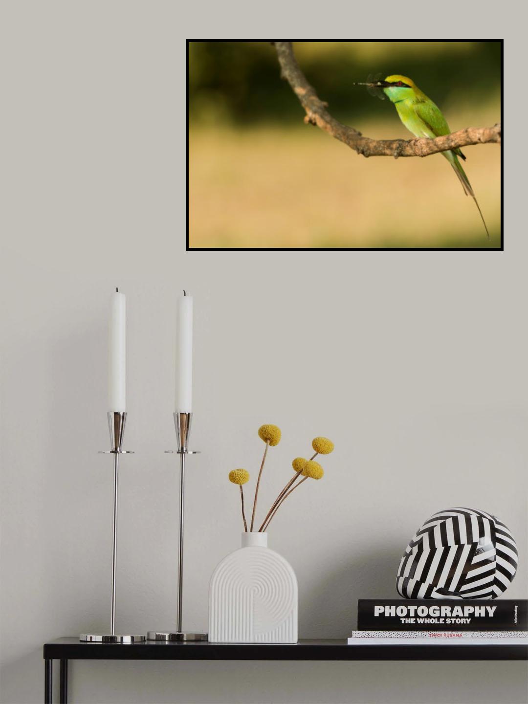 Bee-eater with kill Poster och Canvastavla