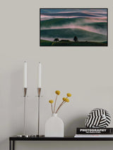 Misty Field Poster och Canvastavla