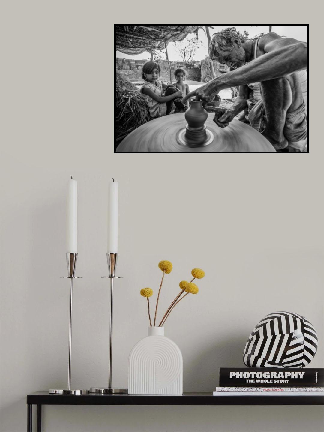 Pottery Poster och Canvastavla