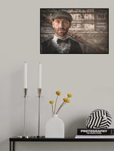 Flat capped Gent. Poster och Canvastavla