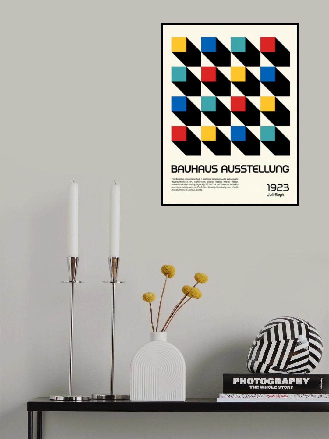 Bauhaus Ausstellung Poster och Canvastavla