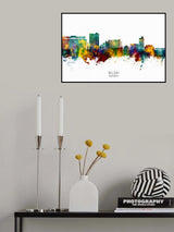 Biloxi Mississippi Skyline Poster och Canvastavla