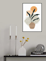 Tropical Villa Color and Shapes 03 Poster och Canvastavla