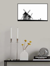 The man, the dog and the windmills Poster och Canvastavla