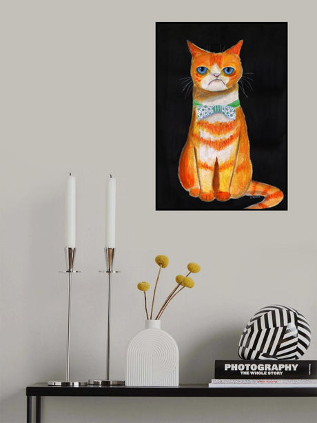 Sad Cat Poster och Canvastavla