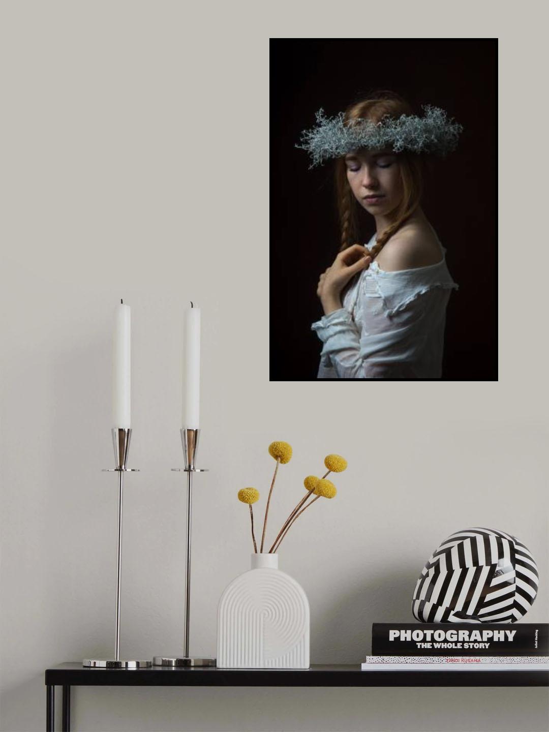 the girl with the red braids Poster och Canvastavla