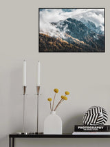 Fog in the mountains Poster och Canvastavla
