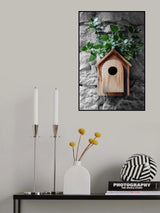 Holly birdhouse Poster och Canvastavla