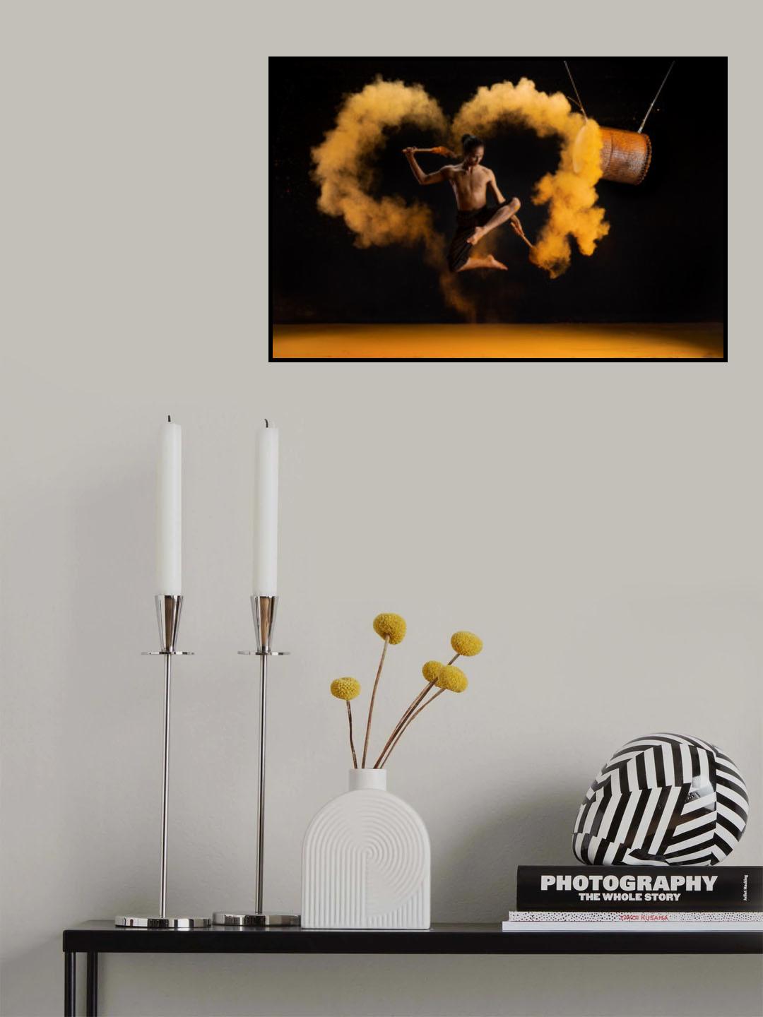 A Lover drummer Poster och Canvastavla