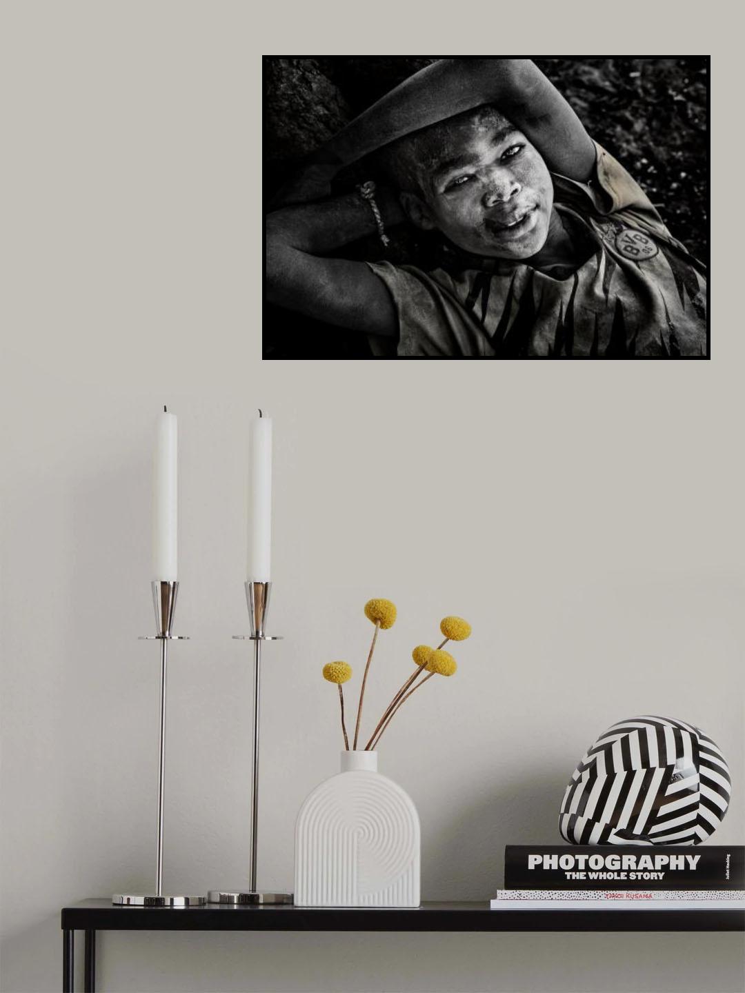 Mundari child. Poster och Canvastavla