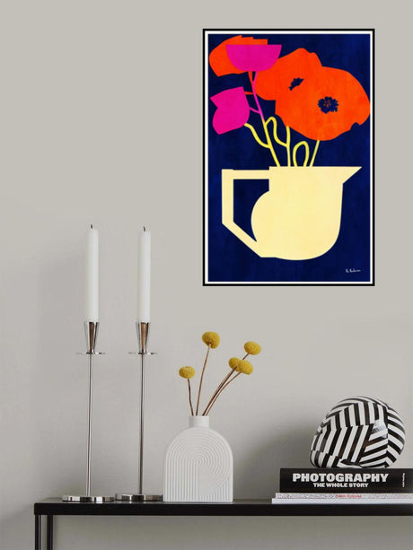 Bright & Sunny Poppies Poster och Canvastavla