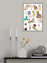 Kitsch Print Poster och Canvastavla