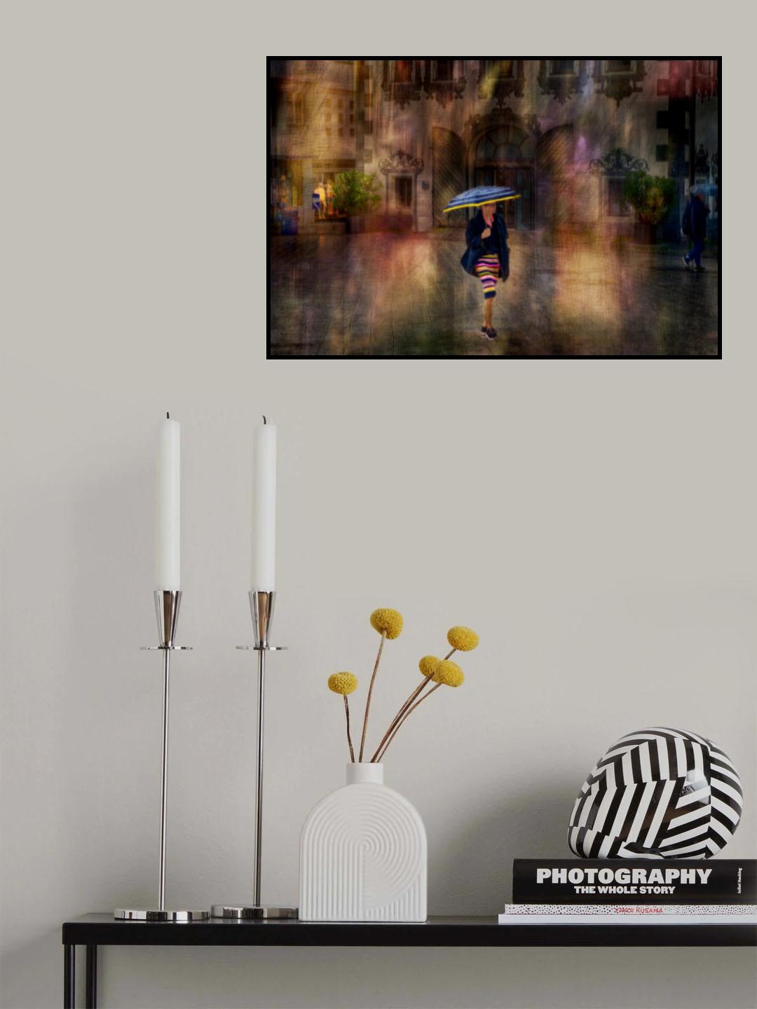Colorful striped Poster och Canvastavla