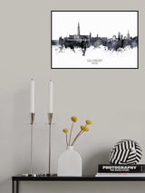 Salisbury England Skyline Poster och Canvastavla