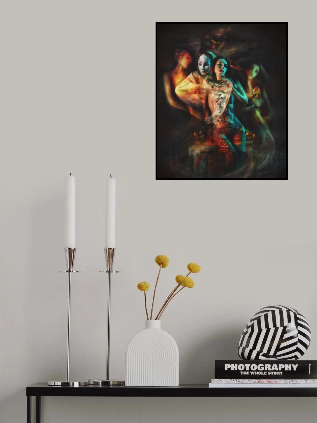 White Fog: The Dance Poster och Canvastavla