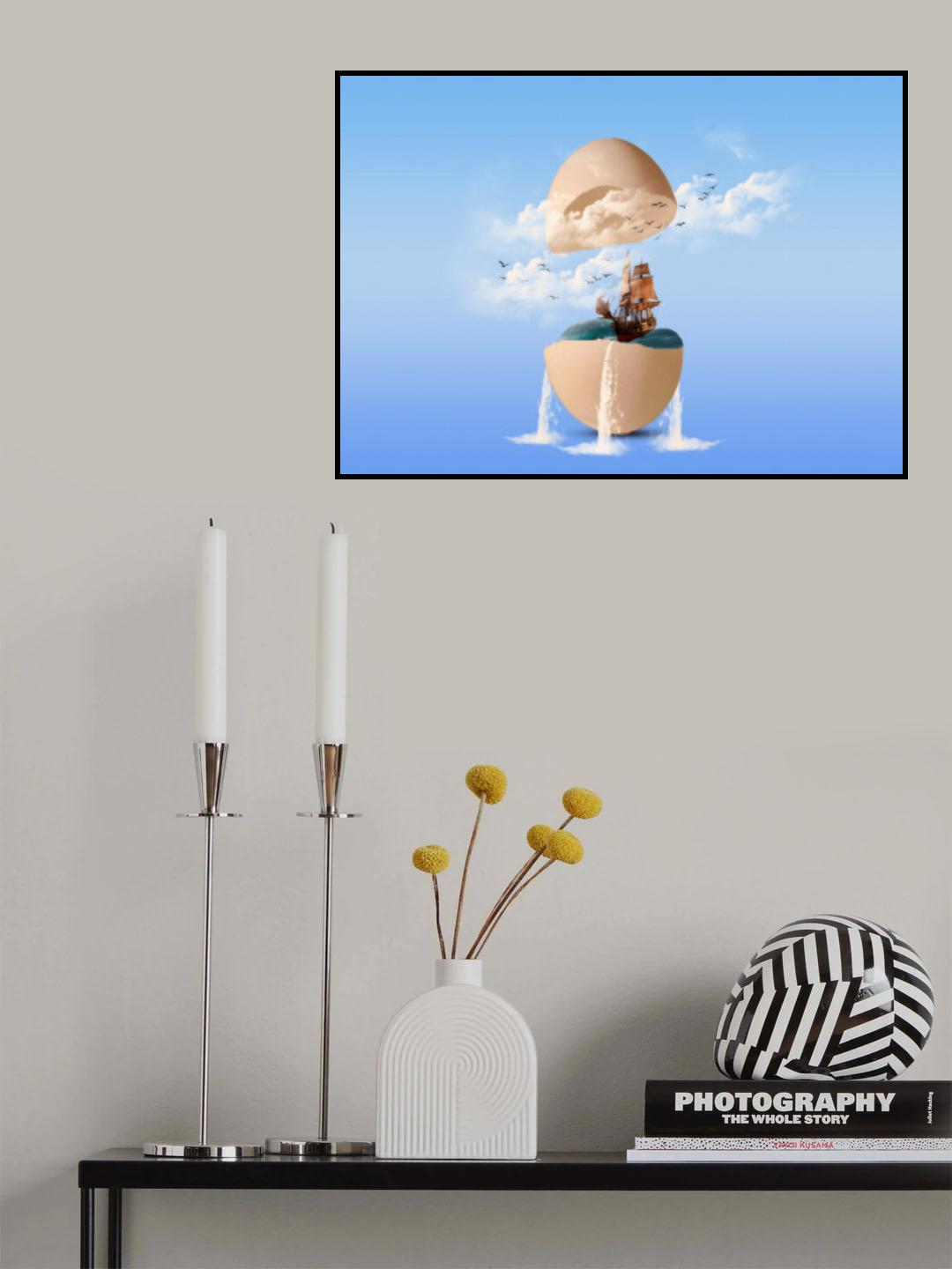 Broken Egg Poster och Canvastavla