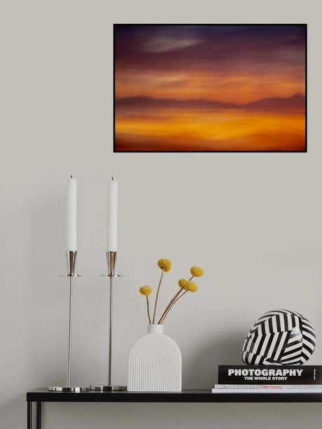 Sunrise Abstract Poster och Canvastavla