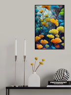 Ginko Biloba leaves 3 Poster och Canvastavla