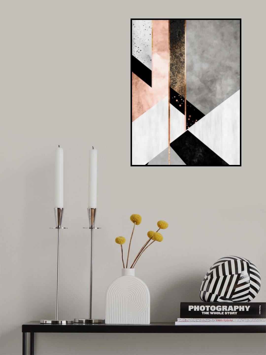 Geo Abstract 1 Poster och Canvastavla