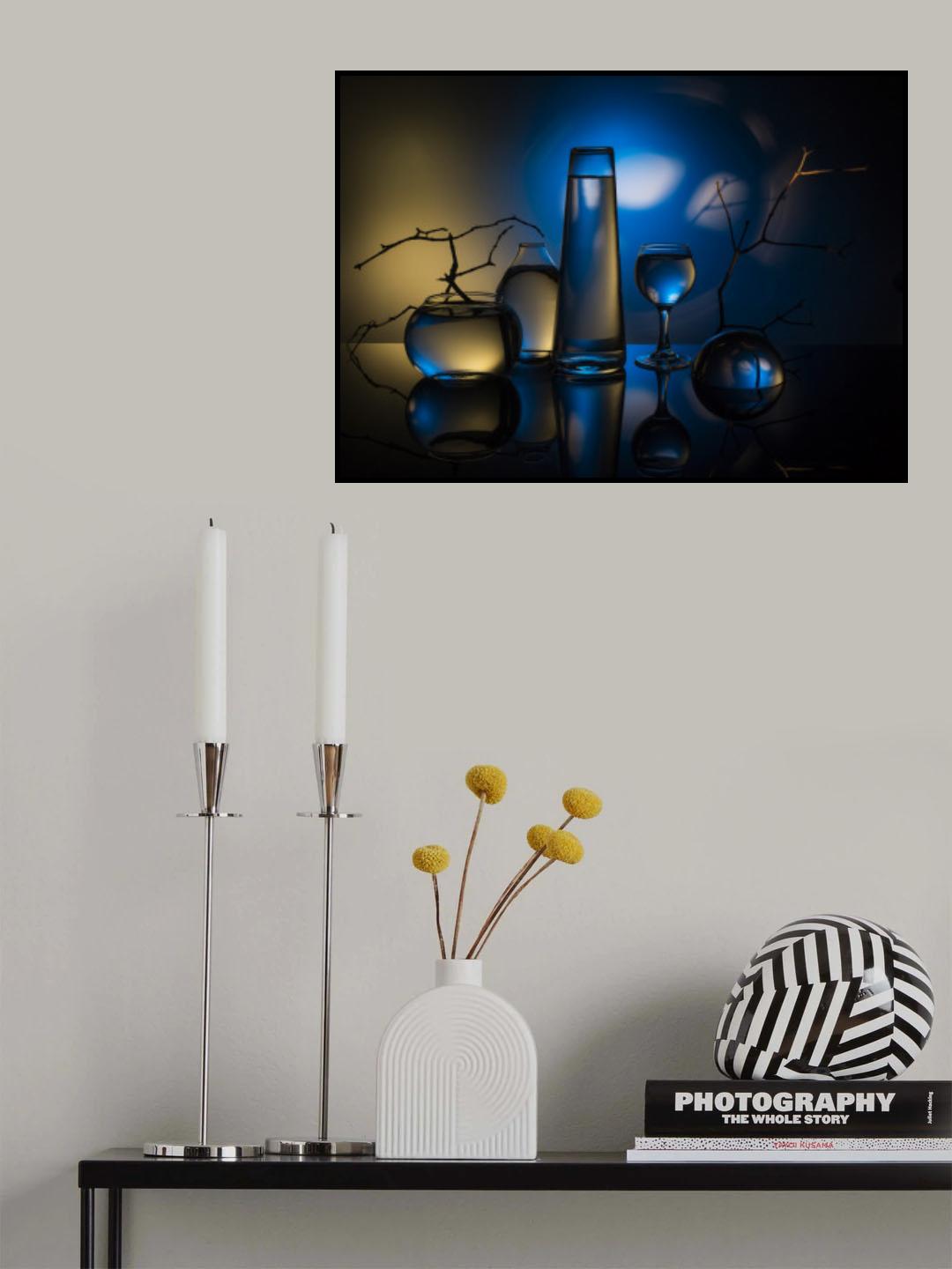 From the series "Experiments with glass" Poster och Canvastavla