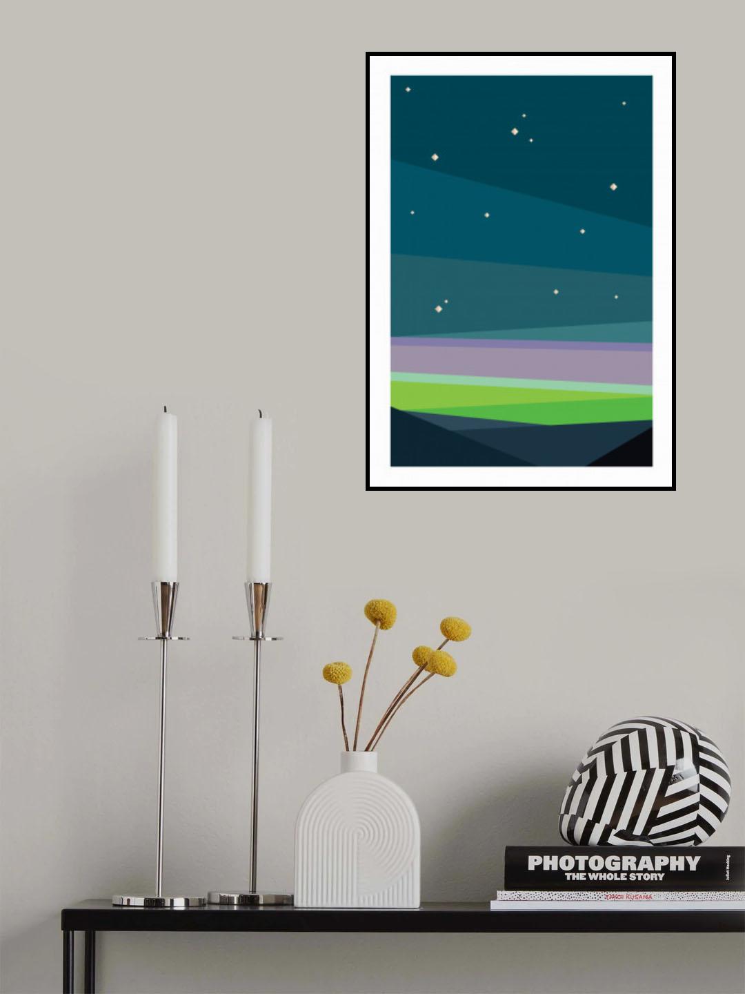 Northern Lights Poster och Canvastavla