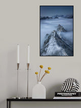Jian Kou Great Wall in the clouds Poster och Canvastavla