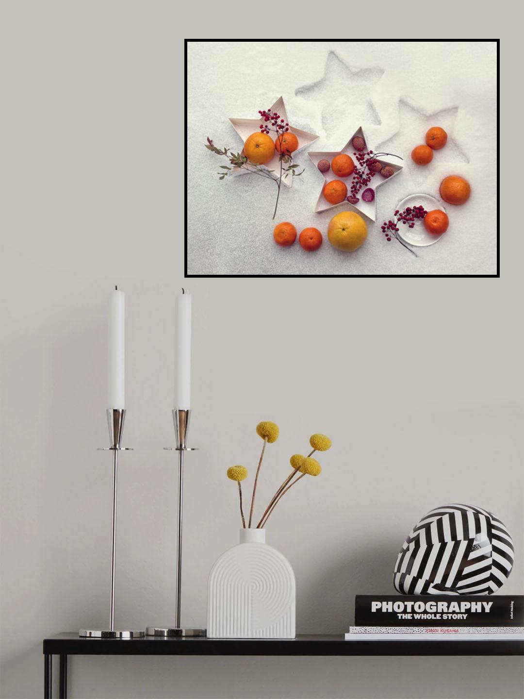 Snow still life Poster och Canvastavla