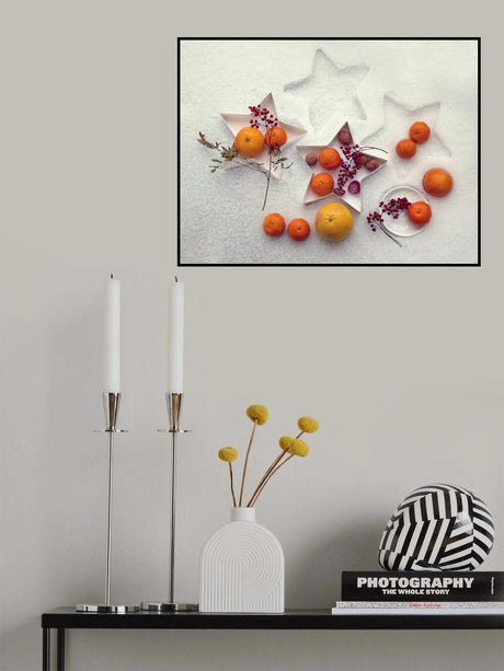 Snow still life Poster och Canvastavla