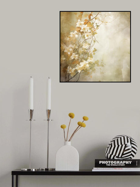 Fa Vintage Floral 85 Poster och Canvastavla