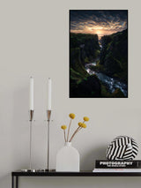 Light canyon. Poster och Canvastavla