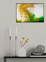 Acrylic colors and ink in water Poster och Canvastavla