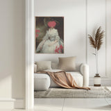 Renaissance Red Splash - Altered Art Poster och Canvastavla