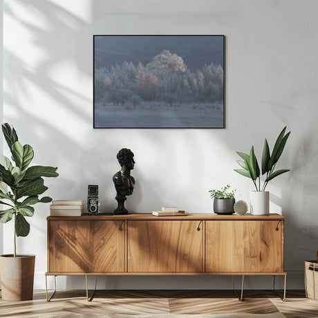 Autumn and winter in close proximity Poster och Canvastavla