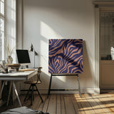 Purple Salmon Pattern 6 Stroke1 Poster och Canvastavla