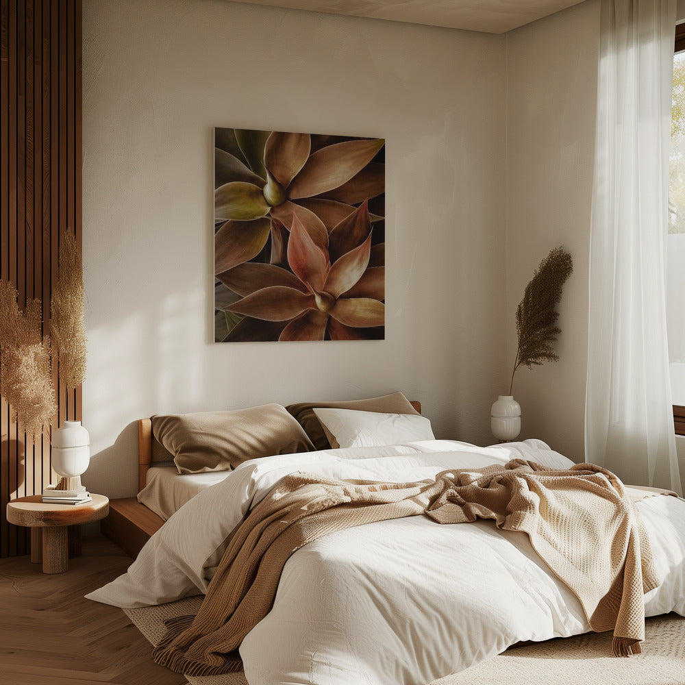 Foxtail Agave Abstract Poster och Canvastavla