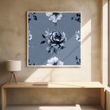 Denim Floral 2 4 Poster och Canvastavla