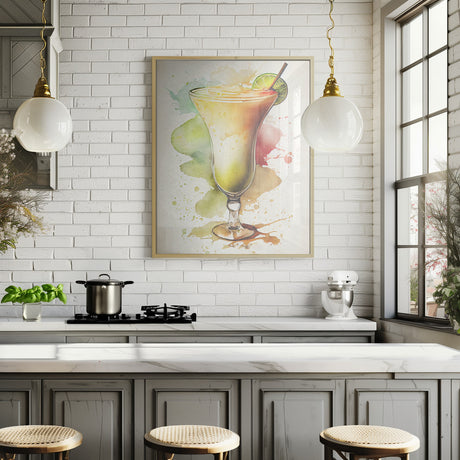 Drinks cocktail Poster och Canvastavla