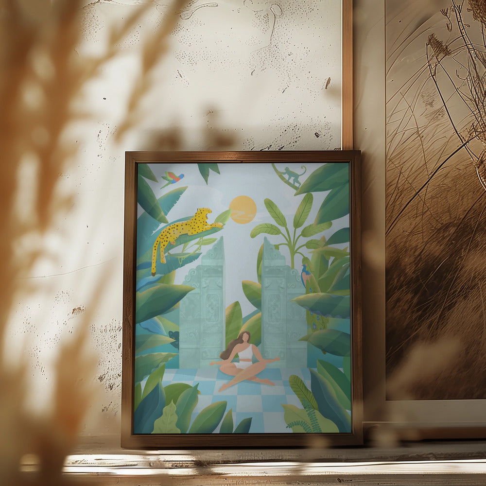 Jungle Zen Poster och Canvastavla