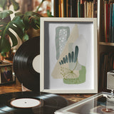 Green Shapes 1 Poster och Canvastavla